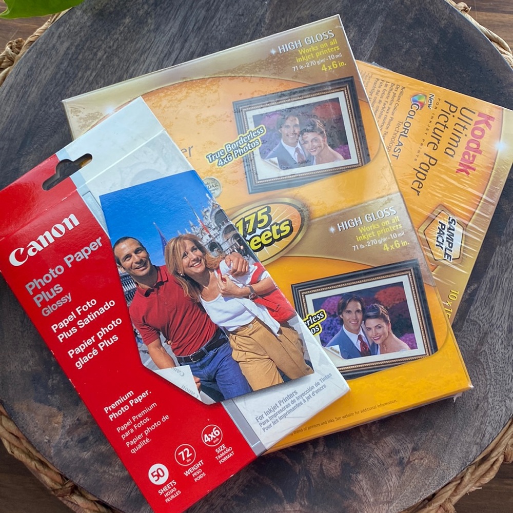 Genuine Kodak Canon Ultima Photo picture Paper 4x6 in. High Gloss ultra glossy